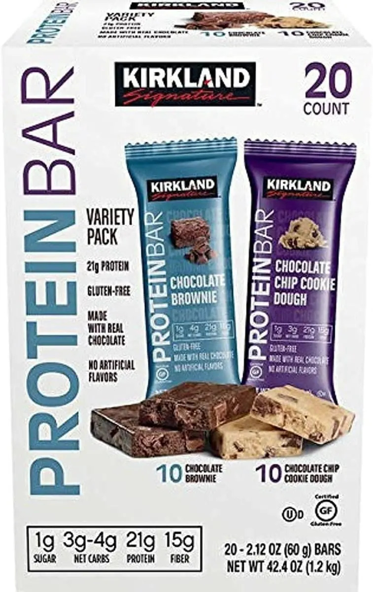 Barras De Proteína Kirkland Signature sabor Chocolate x 1.2kg de 20 un