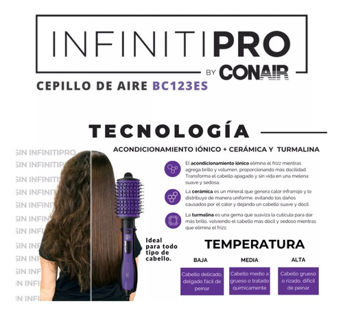 Cepillo Secador Voluminizador Conair The Knot Dr Set 7 Pz
