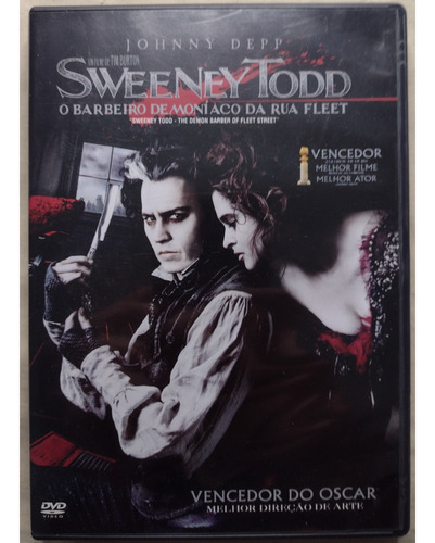 Dvd Sweeney Todd - O Barbeiro Demoníaco Da Rua Fleet 