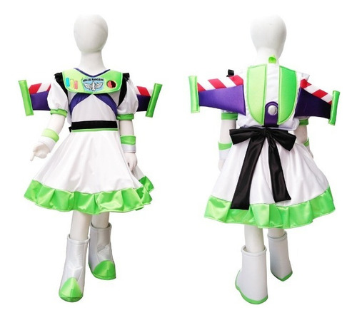 Disfraz Tipo Buzz Lightyear Niña Talla 2-12