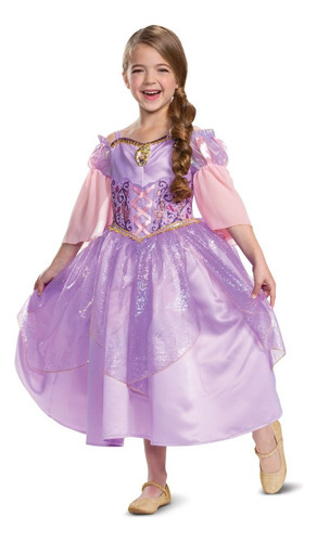 Disfraz Niña Princesa Rapunzel Talla Xs