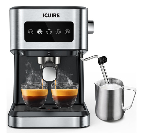 Icuire Máquina De Café Expreso De 20 Barras Con Jarra De .