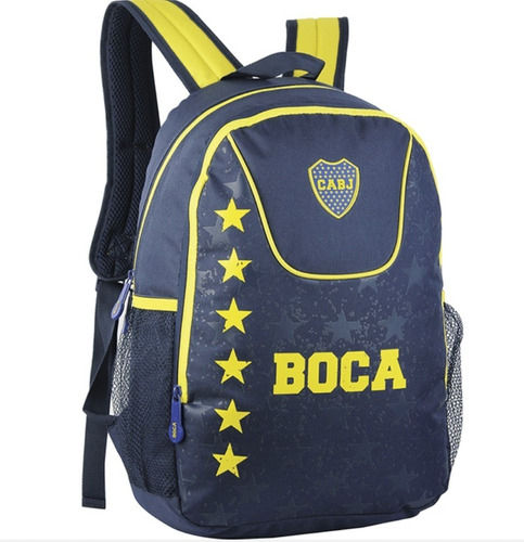 Mochila Escolar Futbol Club Boca Junior Lic. Oficial Premium