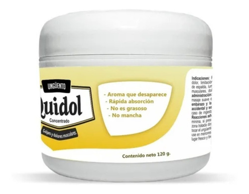 Ungüento Dolor Extremo Espalda Rodillas Quidol 4 Piezas Pack