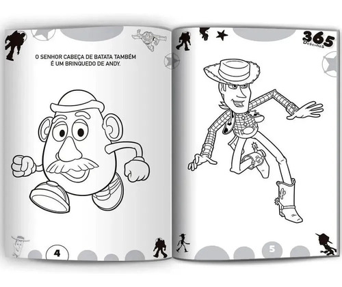 Imagem 5 de 5 de Kit De 2 Livros Para Colorir Princesas Disney E Disney Pixar
