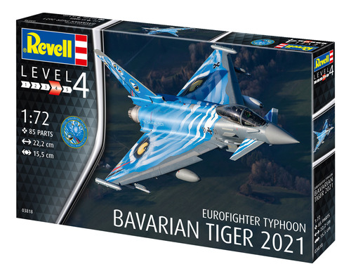 Revell - 1/72 - Eurofighter Typhoon Bavarian Tiger - 03818