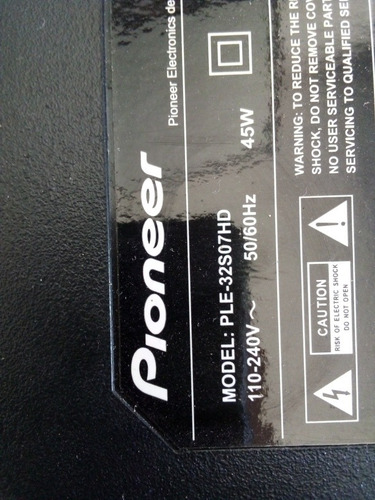 Main Pioneer Ple-32s07hd 40-mt56ee-mad2hg (Usado)