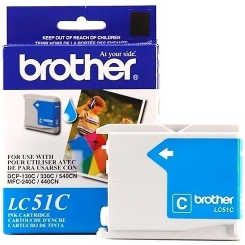 Cartucho Brother Lc51bk Color Azul Para Impresora 