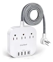 Comprar Regleta De Enchufes Con Usb C, 3 Salidas 4 Puertos Usb (22,5