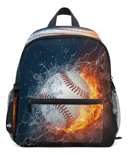 Auuxva Mochila Deportiva De Béisbol En Agua De Fuego Para Ni