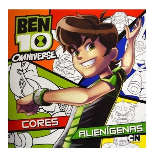 Livro De Colorir Do Ben 10 - Cores Alienígenas