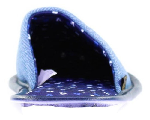 Pantufla Dama Mujer Calzatura 10005 Azul Descanso Suave Conf