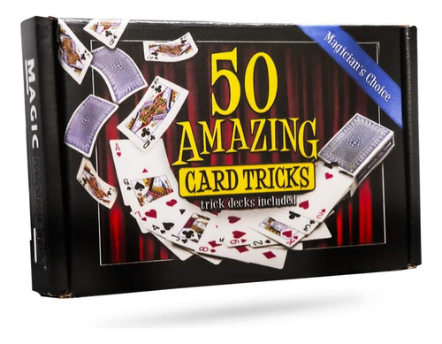 Magic Makers 50 Amazing Card Tricks Kit For All Ages With Tr