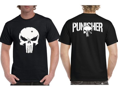 Polera Estampada Punisher Iii Ambos Lados 