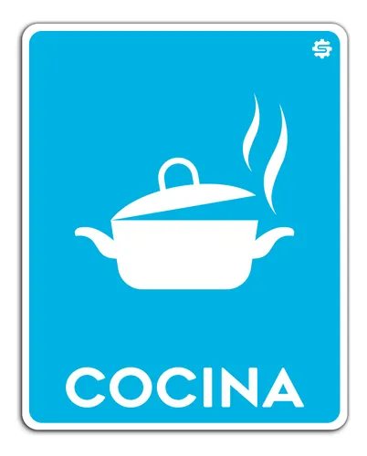 comprar Señalamiento Cocina Informativos Señal 20x30 Letrero