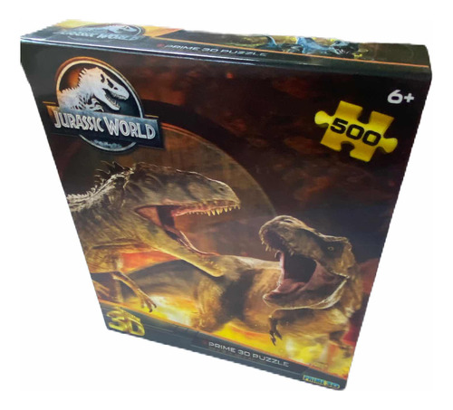 Rompecabezas Original Jurassic World 500 Piezas 3d Importado