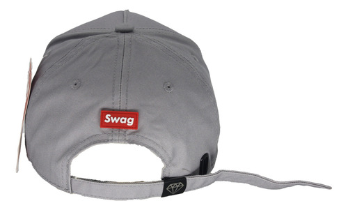 Gorra Moda Beisbol Unisex Casaul Ajustable Swag Original Gris Ajustable 56cm-60cm