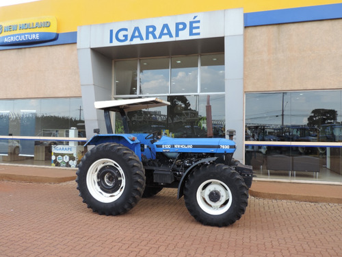 Trator New Holland - 7630 S100 - 4x4 - 105cv - Ano 2006