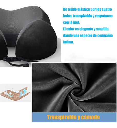 Almohada De Cuello Relajante Para Viaje Cojín Soporte Cómodo