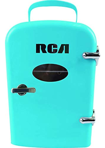 Rca Rmis129-blue Mini Retro 6 Latas Refrigerador Para Bebida