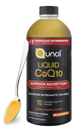 Qunol Liquido Coq10 100 Mg Absorcion Superior Natural