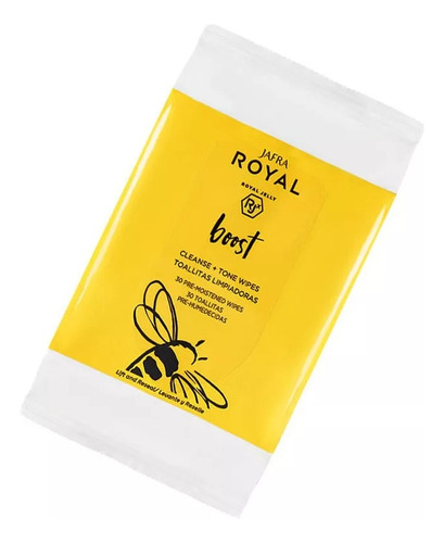 1 Pza Toallitas Faciales Desmaquillantes Jafra Royal Boost