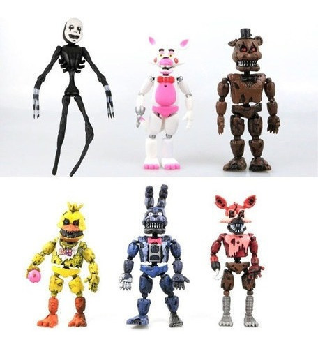 14-17 Cm Cinco Noches En Fnaf 6 Juguetes Flexibles De Freddy