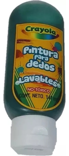 Pintura Para Dedos Crayola 147 Ml. Verde