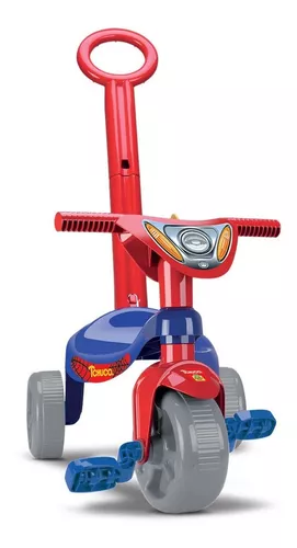 Triciclo Samba Toys Velotrol Triciclo Infantil, Motoca, Tchuco Heróis, Moto  Infantil, Velocípede, Mini Veículos, Spider Man