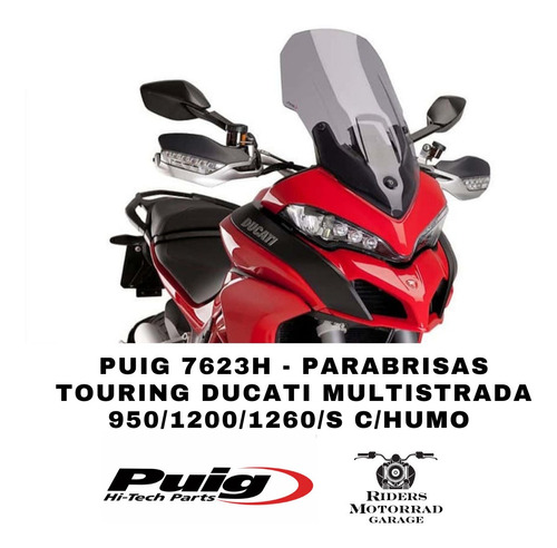 Imagen 1 de 1 de Parabrisas Visera Moto Ducati Multistrada - Puig 7623h