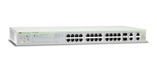 Switch Poe Allied Telesis 24 Puertos At-fs750-28ps-10