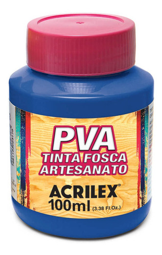 Tinta Pva Fosca Para Artesanato 100ml - Acrilex 573 - Ocre O Cor Ocre Ouro