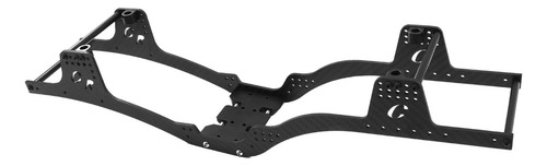 Chasis De Fibra De Carbono A Escala 1:10 Para Scx10 Negro