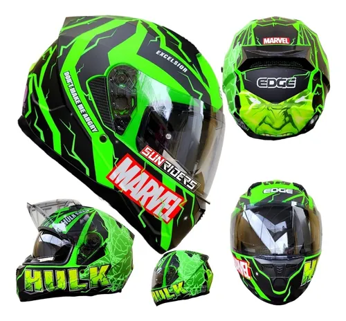 Casco moto hulk sales