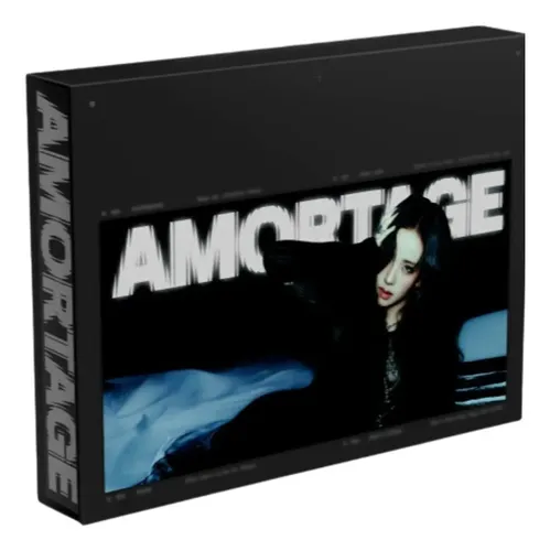 Álbum Oficial Blackpink Jisoo Amortage - Edição Preta Gcdd