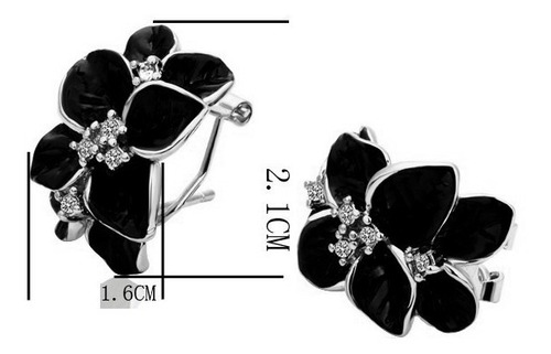 Imagen 4 de 8 de Regalo Mamá Amor Corazón Rosa Dije Aretes Collar Swarovski E