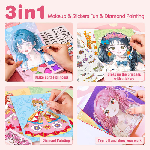 Kit De Brinquedos Craft Activity Zhoc Art Craft Para Meninas