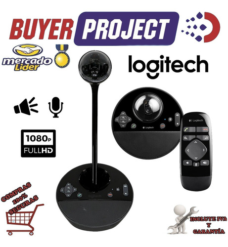Webcam Videoconferencia Hd 1080p Logitech Bcc950 Usb Ptz