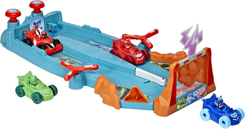Pj Masks Animal Power Smash And Zoom Racetrack Juguete Prees