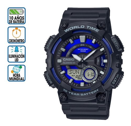 Reloj Casio Core 10 Años Aeq-110w-2a2