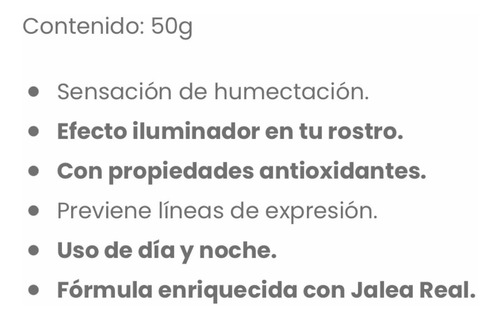 Crema Facial Día Y Noche Miel Royal Jelly Jalea Zermat