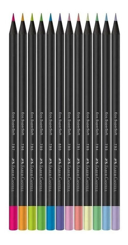 Lapices Faber Castell Supersoft Neon/pastel X 12 Colores