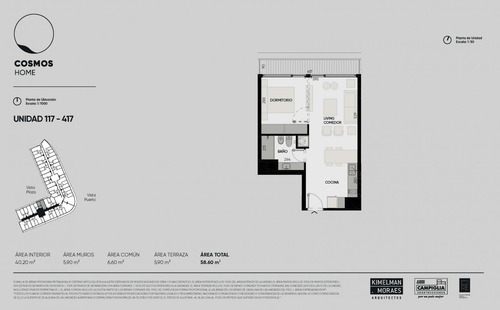 Excelente Apartamento 1 Dormitorio En Puertito Del Buceo 117 (ref: Cpc-364)