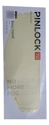 Pinlock 70 Max Visión Para Casco Mt Stinger 2, Original