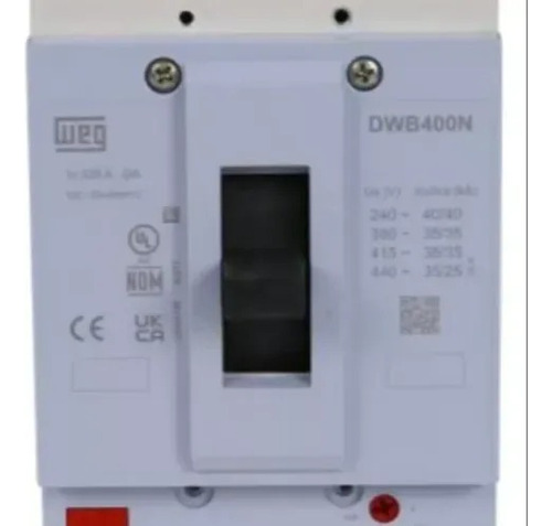 Disjuntor Caixa Moldada Weg 400a Tripolar Dwb400n 35ka