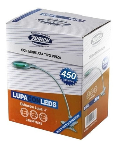 Imagen 3 de 10 de Lupa Aumento Luz Mesa Manicuria Pedicuria Cosmetologia Manos