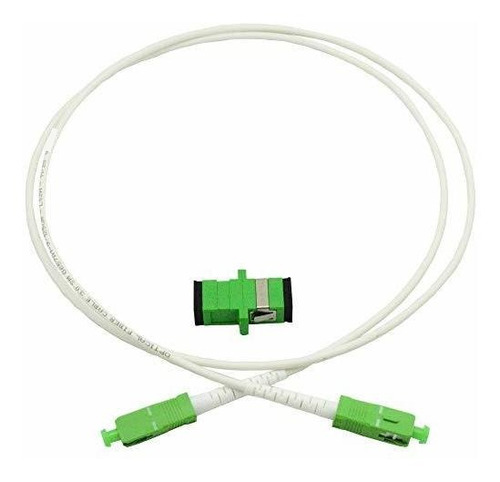 Cable Fibershack Sc/apc A Sc/apc De 20 Metros -blanco