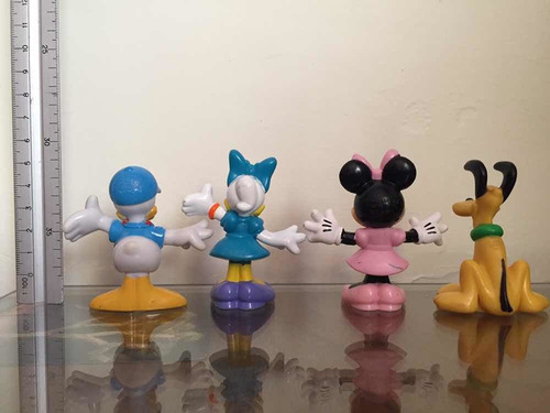 Minnie Daisy Donald Pluto / Lote De 4 Figuras / Disney (Usado)