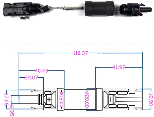 Conector De Cable Fotovoltaico De Panel Solar De Baym Constr