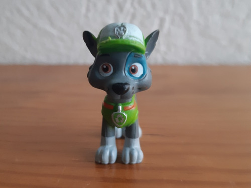 Mini Perrito Rocky Paw Patrol Patrulla Canina 4 Cm (Usado)